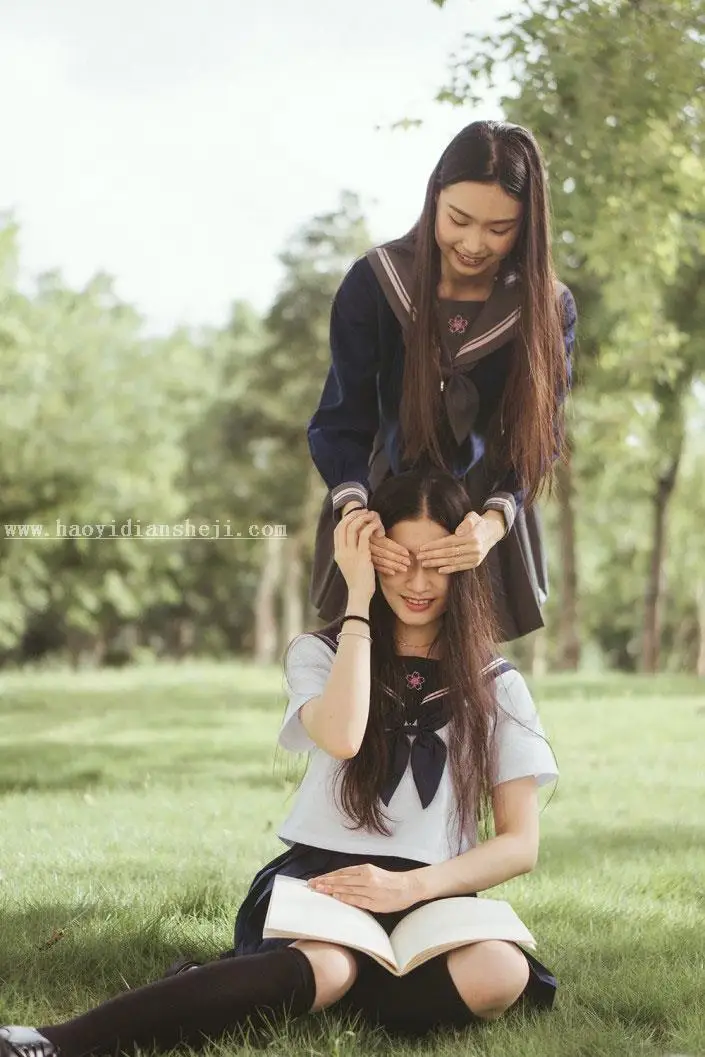 摄影教程，闺蜜照双人摄影教程_www.haoyidiansheji.com