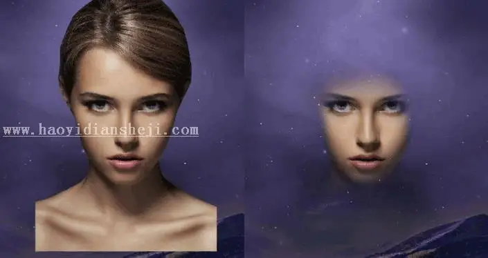 场景合成，用PS合成一个抽象的超现实科幻人物_www.haoyidiansheji.com