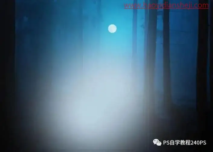 奇幻合成，合成鹿角中的神秘水世界_www.haoyidiansheji.com