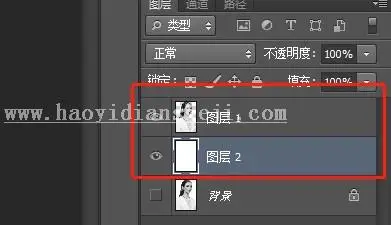 重曝效果，用PS制作有创意的重曝人像_www.haoyidiansheji.com