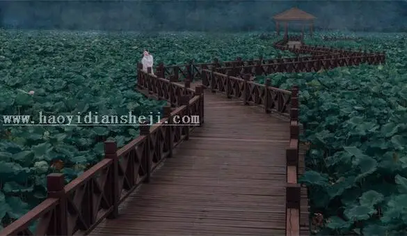 青色调，通过PS调出古风蓝青暗调_www.haoyidiansheji.com