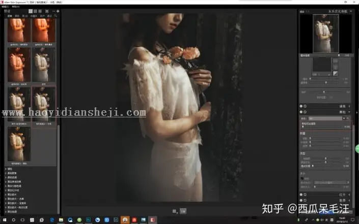 人像后期，用PS营造朦胧复古私房照片_www.haoyidiansheji.com