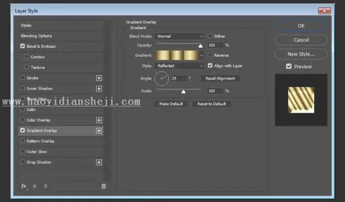 3D工具，通过PS中的3D功能创建膨胀3D文本效果_www.haoyidiansheji.com