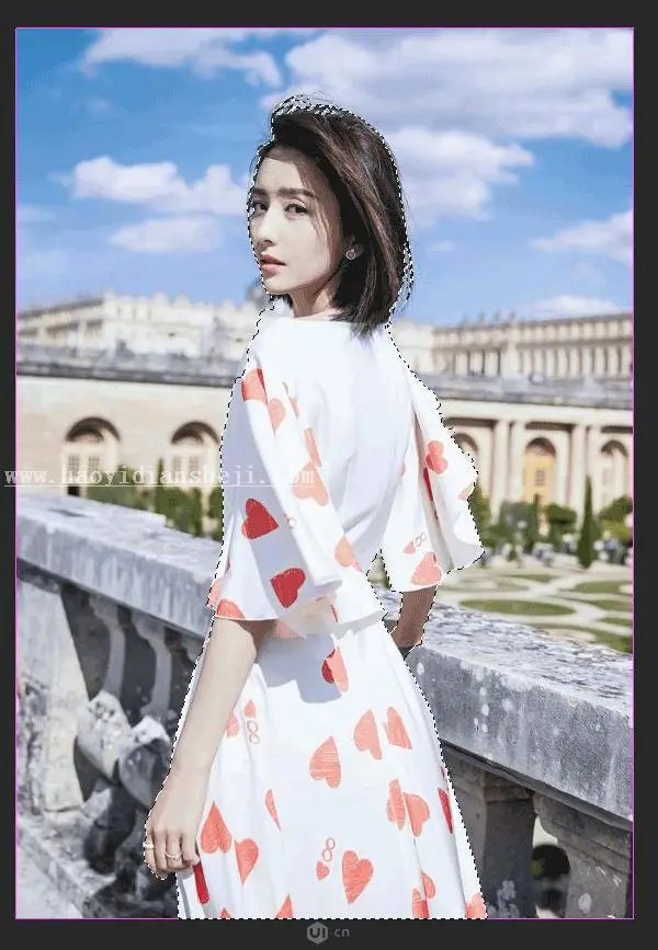 光线效果，通过PS给人物制作炫光环绕的效果_www.haoyidiansheji.com