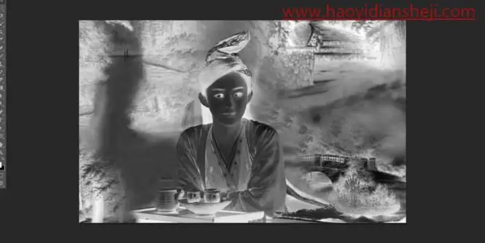 彩铅效果，把赵丽颖的剧照制作成彩铅效果照片_www.haoyidiansheji.com