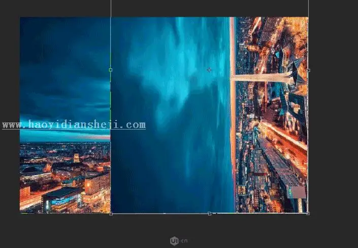 全景效果，通过PS把城市制作成全景视觉的照片_www.haoyidiansheji.com