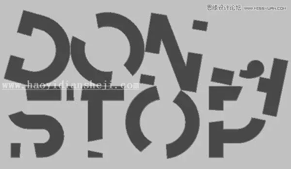 3D字体，通过PS制作红色积木立体文字图片_www.haoyidiansheji.com