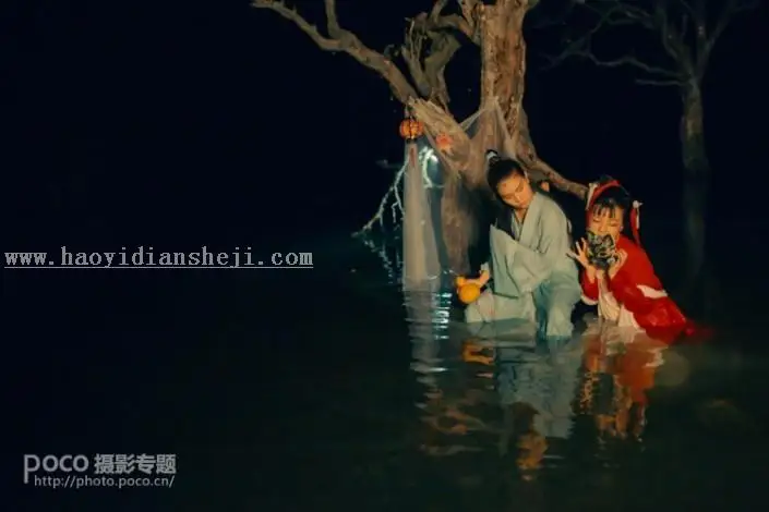 修复欠曝，修正原本“漆黑”的夜拍人像_www.haoyidiansheji.com