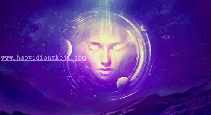 场景合成，用PS合成一个抽象的超现实科幻人物_www.haoyidiansheji.com
