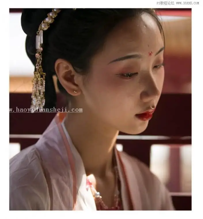 LR调色教程，古典写真人像照片后期教程_www.haoyidiansheji.com