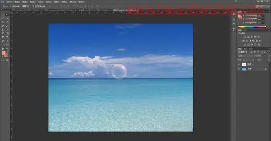 泡泡教程，制作漂亮的气泡照片_www.haoyidiansheji.com