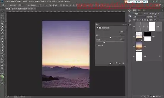 梦幻合成，通过PS制作一张告白气球与蒲公英的约定的超现实场景_www.haoyidiansheji.com