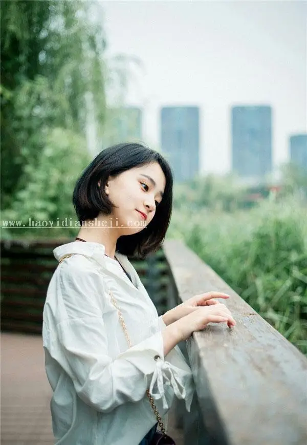 小清新，用LR调出超清新的元气少女照_www.haoyidiansheji.com