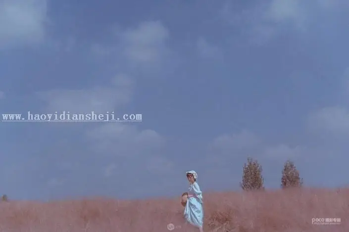 复古色，通过PS把人像调出暗色调的艺术照片_www.haoyidiansheji.com