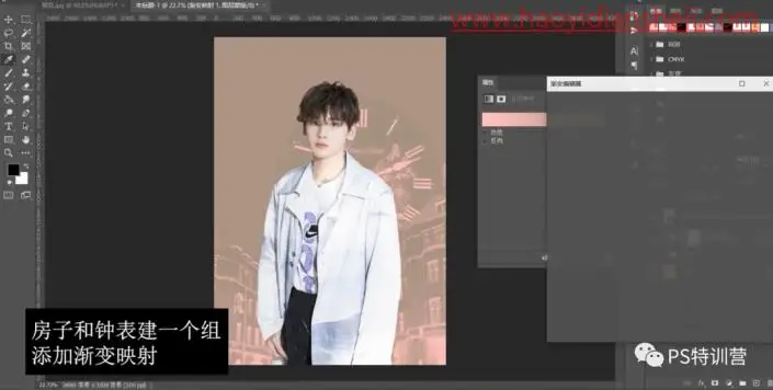 海报制作，追星族给自己的爱豆制作创意海报_www.haoyidiansheji.com