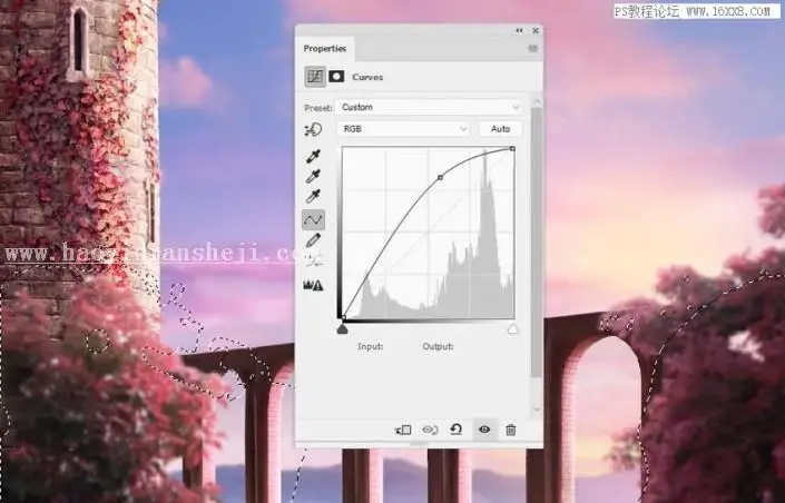 场景合成，用PS合成一副梦幻的二次元场景_www.haoyidiansheji.com