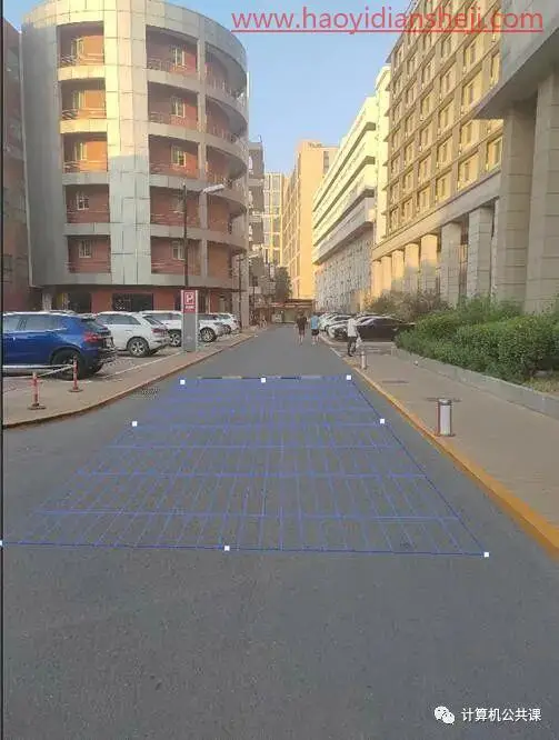 透视效果，为校道添上警示标语_www.haoyidiansheji.com