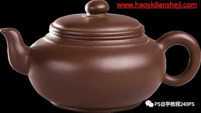 创意场景，合成紫砂壶中的生态茶山世界_www.haoyidiansheji.com