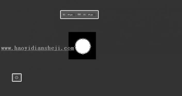 3D字体，用PS制作立体风格的矩阵LED字体_www.haoyidiansheji.com