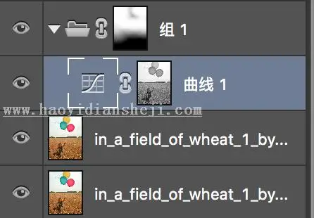 儿童照片，给外景麦田的儿童照片调色_www.haoyidiansheji.com