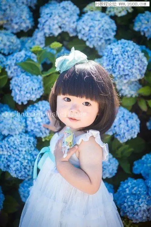 宝宝调色，用LR给室外拍摄的萌娃进行后期调色_www.haoyidiansheji.com