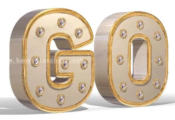 3D功能，用PS中的3D功能制作金属材质的文字_www.haoyidiansheji.com