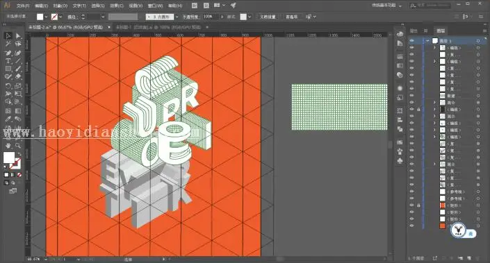 海报制作，用AI制作一幅素描卡通风格海报_www.haoyidiansheji.com