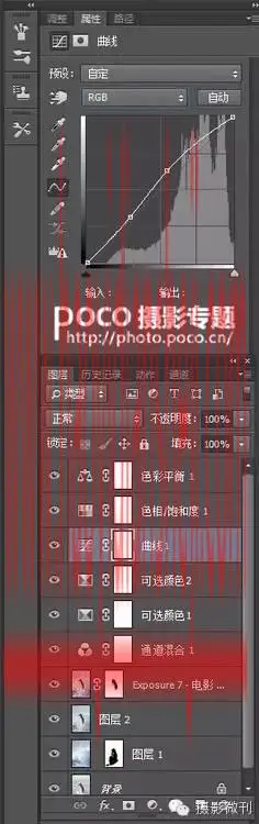 古风后期，通过ps调出清新仙气的古风人像_www.haoyidiansheji.com