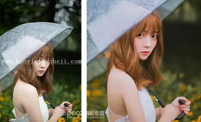 暖色调，调雨天暖色照片后期实例_www.haoyidiansheji.com