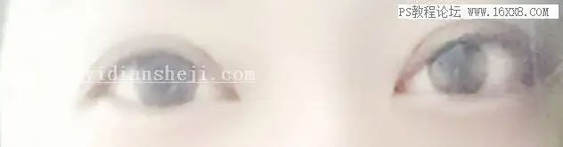 眼睛转手绘，用PS绘制灵动双眸_www.haoyidiansheji.com