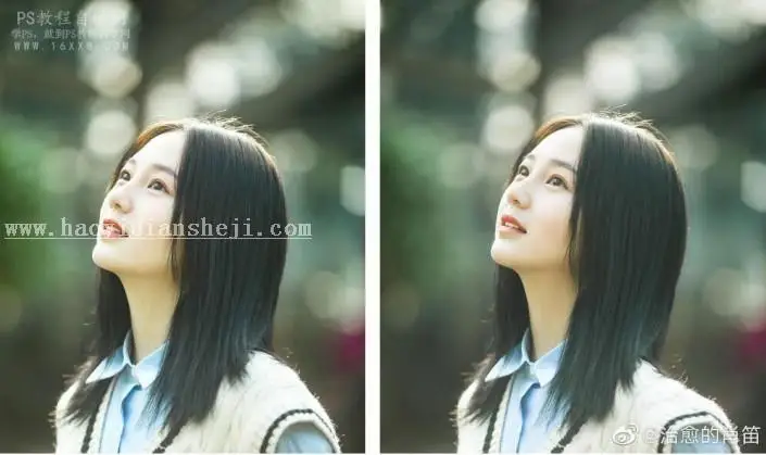 LR调色教程，通过LR调出前期雾蒙蒙的逆光小清新_www.haoyidiansheji.com