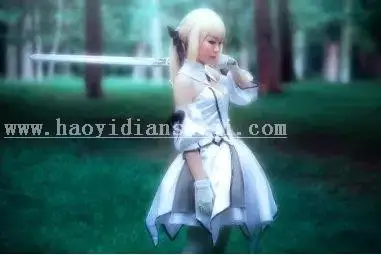 COS照片，制作冷色调COSplay照片_www.haoyidiansheji.com