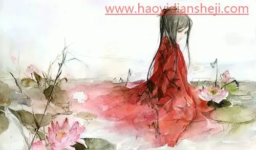水波效果，制作古风动态水波效果人像_www.haoyidiansheji.com