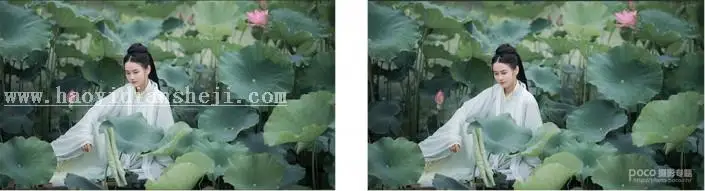 古风照片，用PS和LR制作有意境的古风人像_www.haoyidiansheji.com