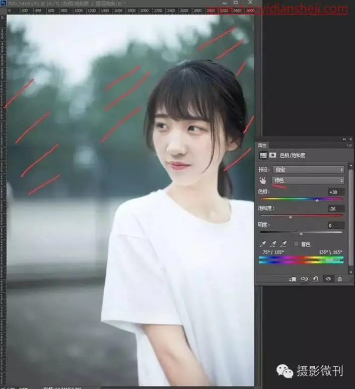 小清新，修出夏日感小清新的人像照片_www.haoyidiansheji.com
