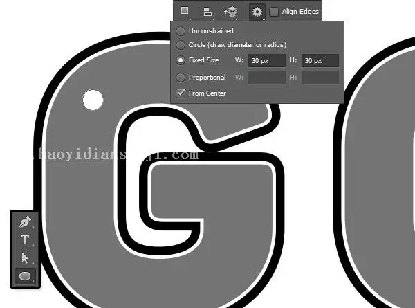 3D功能，用PS中的3D功能制作金属材质的文字_www.haoyidiansheji.com