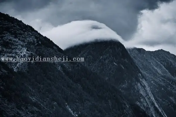 建筑风景，教你调出单色的冷色调风景照片_www.haoyidiansheji.com