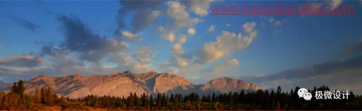 倒影效果，给风景照片制作水波倒影效果_www.haoyidiansheji.com