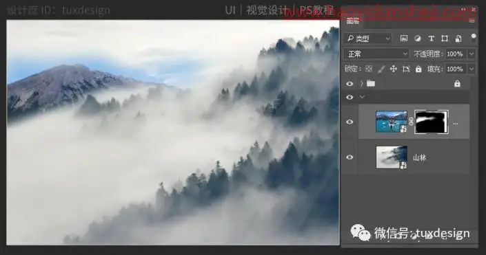 奇幻合成，制作一张有画面感的猛虎下山场景照片_www.haoyidiansheji.com