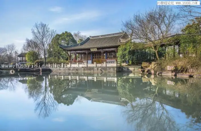 全景拼图，风景照片全景接片教程_www.haoyidiansheji.com