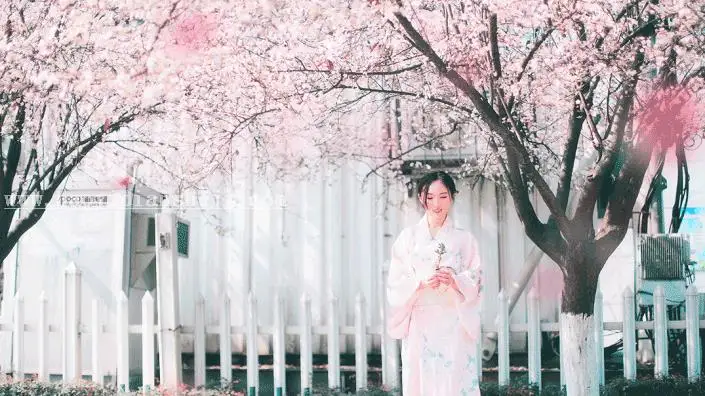 人像调色，通过PS调出三月樱花照片_www.haoyidiansheji.com