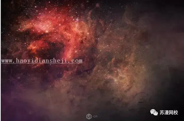 艺术字，通过PS设计炫彩的星空文字_www.haoyidiansheji.com