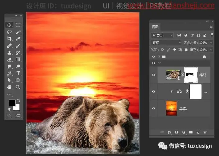 奇幻场景，通过PS中的图层蒙版合成一副海上漂流记场景_www.haoyidiansheji.com