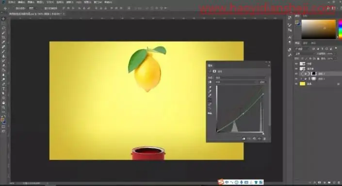 创意合成，制作自然色彩油漆效果照片_www.haoyidiansheji.com