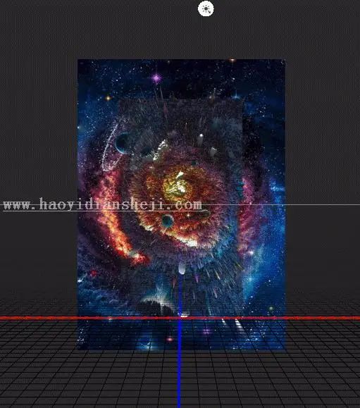3D工具，通过PS中的3D功能制作3D炫酷海报_www.haoyidiansheji.com
