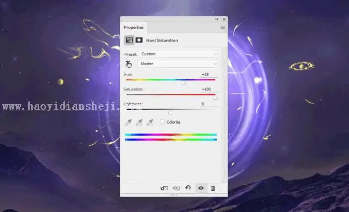 场景合成，用PS合成一个抽象的超现实科幻人物_www.haoyidiansheji.com