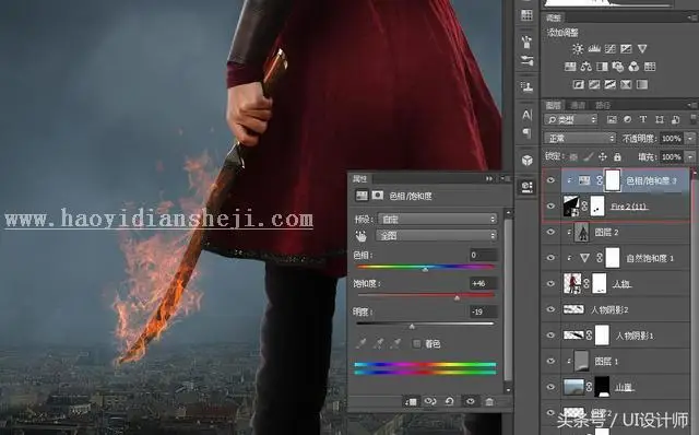 海报制作，用PS打造国外魔幻感海报后期_www.haoyidiansheji.com