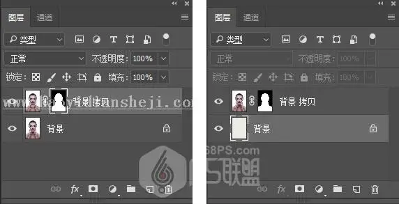 水彩效果，制作抽象的水彩人像艺术效果_www.haoyidiansheji.com
