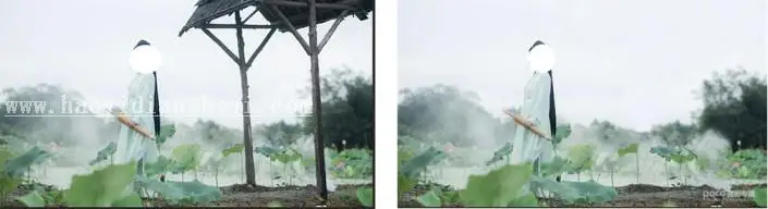 古风照片，用PS和LR制作有意境的古风人像_www.haoyidiansheji.com