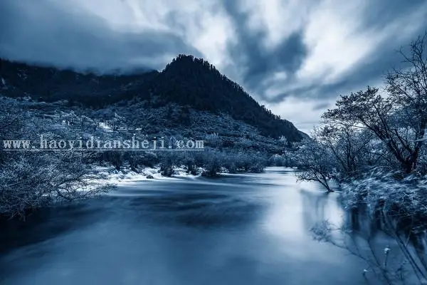 建筑风景，教你调出单色的冷色调风景照片_www.haoyidiansheji.com